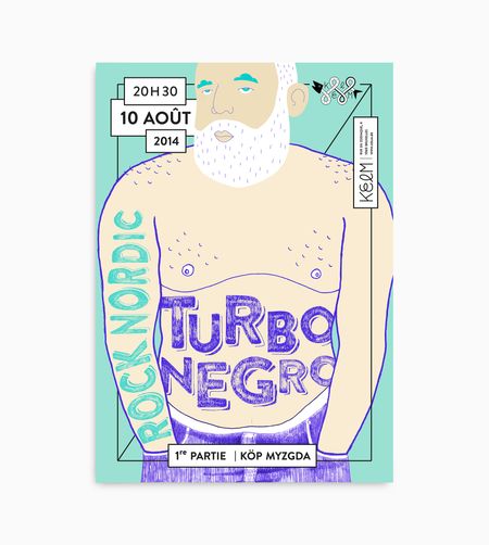 Affiche Turbo Negro