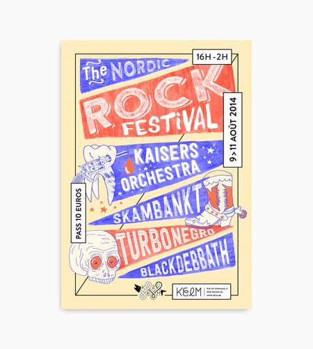 Affiche Nordic Rock festival